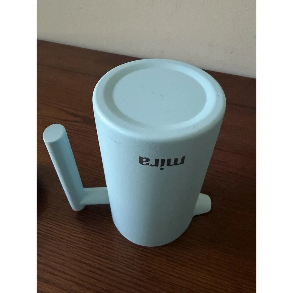 MIRA 34oz French Press Coffee Maker, Double Wall Insulated Stainless Steel, Blue